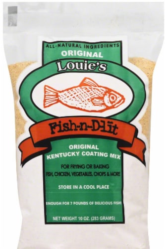 Louie's Fish-n-D-Lit Original Kentucky Coating Mix Perspective: front