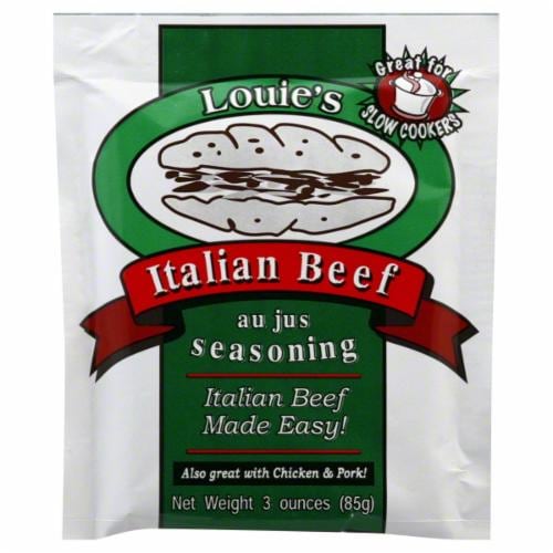 Louie's Italian Beef Seasoning Perspective: front
