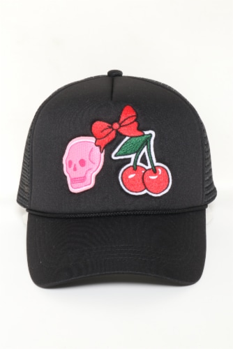David & Young Patchwork Trucker Hat Perspective: front