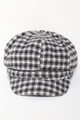 Plaid Cabby Hat Perspective: front
