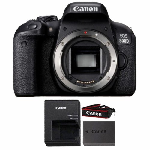 Canon EOS Rebel T7i / EOS 800D 24.2MP Digital SLR Camera - Black