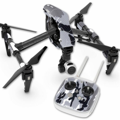 MightySkins DJINSP1 Gray Camo Skin Compatible with DJI Inspire 1
