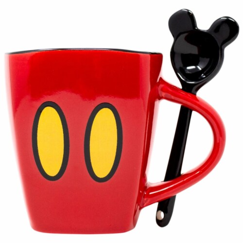 Mickey Mouse 809355 11 oz Disney Shorts Mug with Spoon, Red, 1 - Fry's Food  Stores