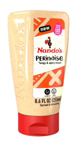 Nando's Perinaise Tangy & Spicy Mayo Squeeze Original Perspective: front
