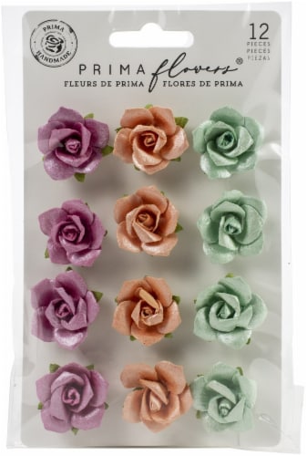 Prima Marketing Mulberry Paper Flowers-Beach Break/Surfboard Perspective: front