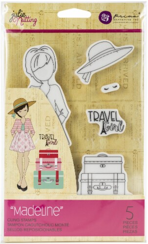 Prima Marketing Julie Nutting Mixed Media Cling Rubber Stamp-Madeline Perspective: front