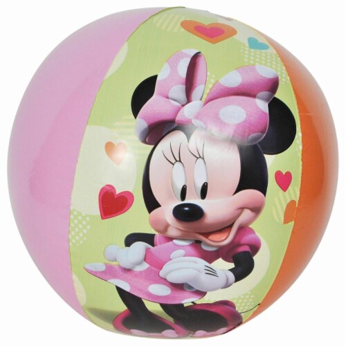 Disney Minnie Mouse Bowtique Inflatable Beach Ball Daisy Duck Pool Water Fun What Kids Want 1 unit Foods Co