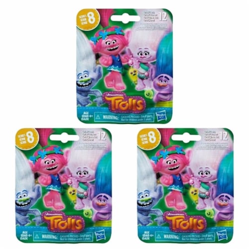 DreamWorks Trolls Series 8 Surprise Mini Figure 3-Pack Character Toy  Hasbro, 1 unit - Kroger