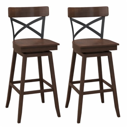 Wooden Swivel Bar Stools Height