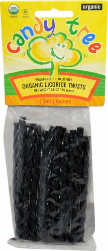 Candy Tree Organic Twists Licorice Perspective: front