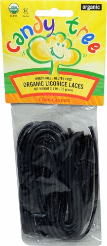 Candy Tree Organic Laces Licorice Perspective: front