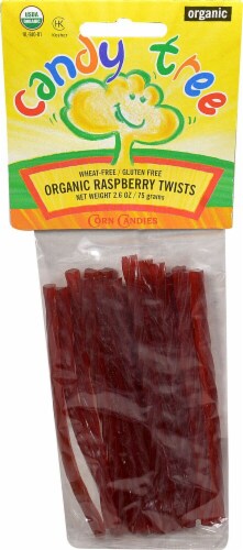 Candy Tree Organic Twists Raspberry Perspective: front
