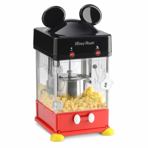 Select Brands Disney Mickey Mouse Kettle Style Popcorn Popper Perspective: front