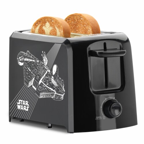 Select Brands Star Wars 2-Slice Toaster - Black/White Perspective: front