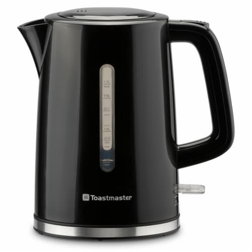 Electric Kettle, Black, 1.7-Liter Capacity