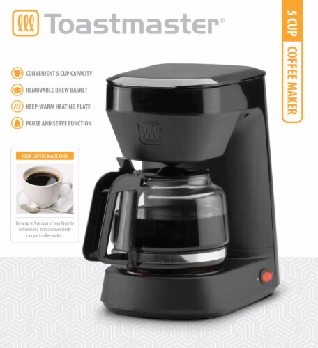 Toastmaster Coffee Maker 5 cup Perspective: front