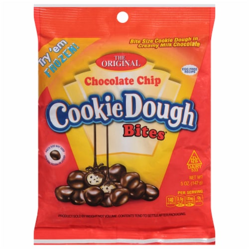 Taste of Nature Chocolate Chip Cookie Dough Bites® Candy Bag Perspective: front
