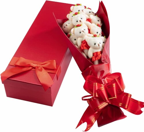 Valentine rose teddy bear hotsell