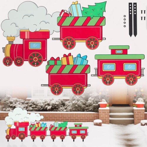 Holiday train set 2025