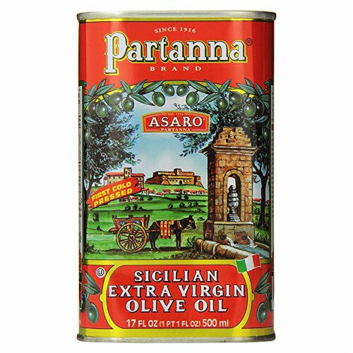 Partanna® Sicilian Extra Virgin Olive Oil Perspective: front