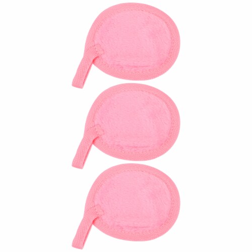 VOCOSTE 3 Pcs Soft Flannel Reusable Makeup Remover Eco Pads for Most Skin Types Perspective: front