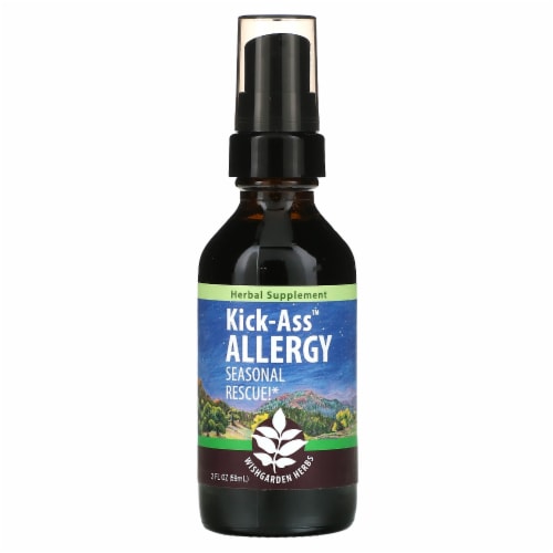WishGarden Kick-Ass™ Allergy Supplement Spray Perspective: front