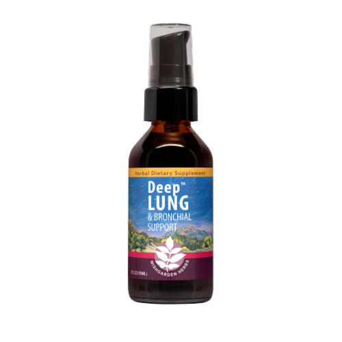 WishGarden Herbs Deep™ Lung Herbal Dietary Supplement Perspective: front