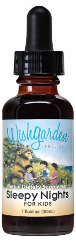 WishGarden Herbs Sleepy Night for Kids Liquid Dropper Perspective: front