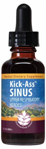 WishGarden Herbs Kick-Ass Sinus Dropper Perspective: front