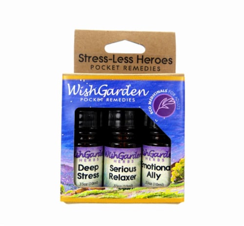 WishGarden Herbs Stress-Less Heroes Serious Relaxer Pocket Size Perspective: front