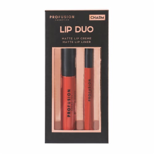 Profusion Cosmetics Charm Lip Duo Matte Lip Creme and Liner Perspective: front