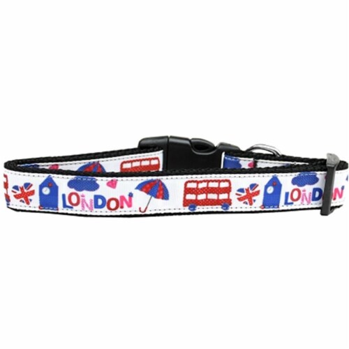 Mirage Pet Products 125 197 MDN London Town Nylon Dog Collar Medium 1 King Soopers
