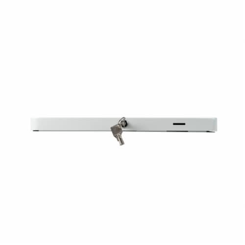 Premium Large Locking Wall Mount (White) Perspective: front