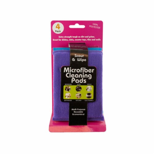 Bulk Buys OC615-36 Multi-Purpose Microfiber Cleaning Pads -Pack of 36 Perspective: front