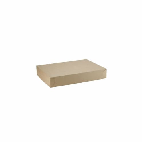 Atlas CCB14146 CPC Kraft Corrugated Cake Box, White - Case of 25 Perspective: front