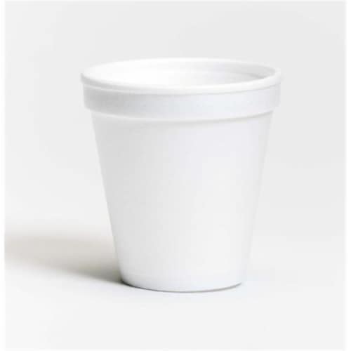 Wincup 6C6W CPC 6 oz Drinking Foam Cup, White - Case of 1000 Perspective: front