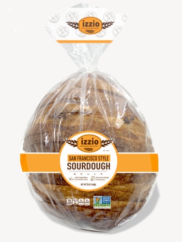 Izzio Artisan Bakery San Francisco Style Sourdough Perspective: front