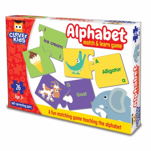 Clever Kids Alphabet Match & Learn Game Perspective: front