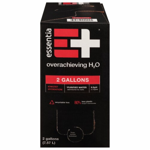 Essentia Gallon Water Perspective: front