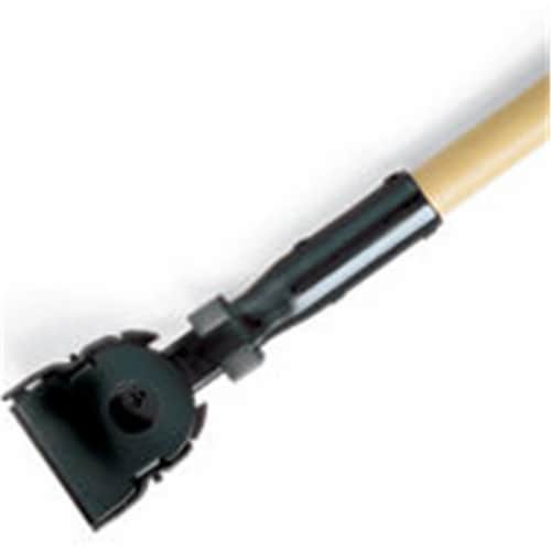 Rubbermaid Commercial Products Snap-On Dust Mop Handle, Natural - 1.5 Dia x 60 in. Perspective: front