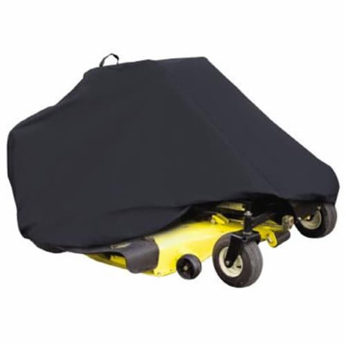 Zero Turn Mower Cover in Black Perspective: front