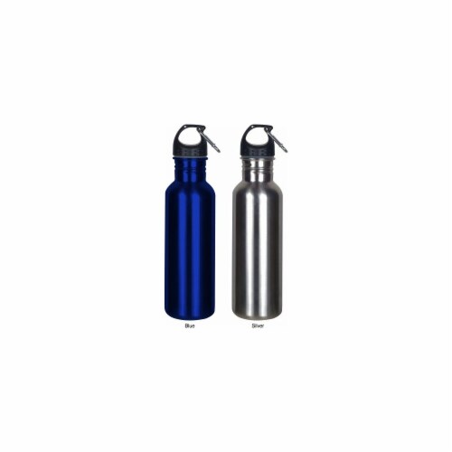 Worthy Worthy Wide-Mouth 18-8 Stainless Steel Sports Bottle - Silver Perspective: front