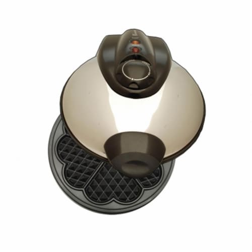 Eco Friendly Heart Shape 8 inch Waffle Maker Perspective: front