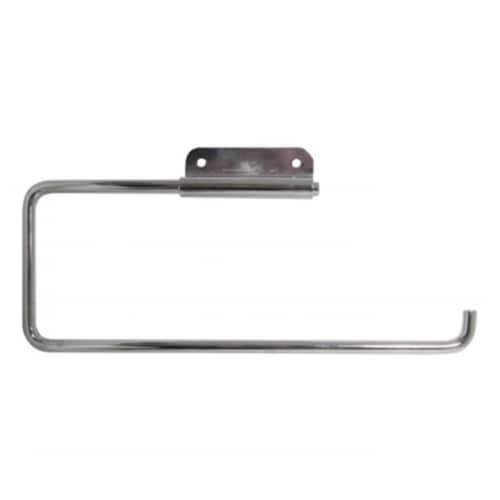 Rondo Paper Towel Holder, Stainless Steel Perspective: front