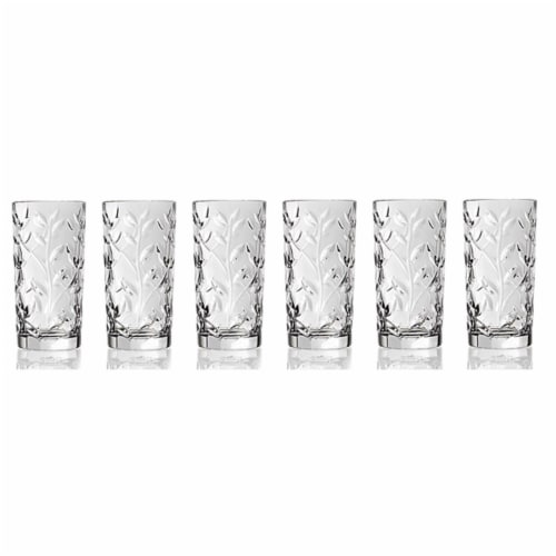 RCR Laurus Crystal Highball set of 6 Perspective: front