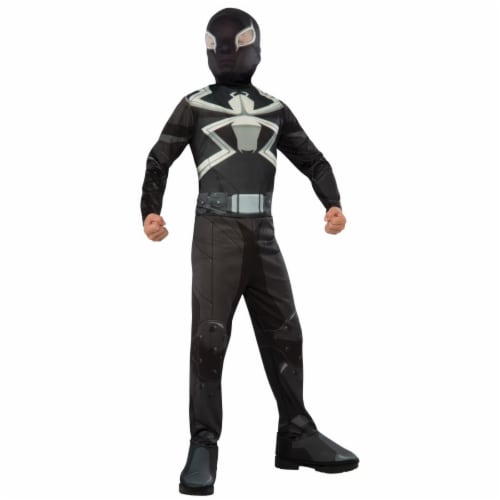Child Agent Venom&#44; Large Costume Perspective: front