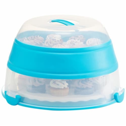 Collapsible Cupcake Carrier Perspective: front