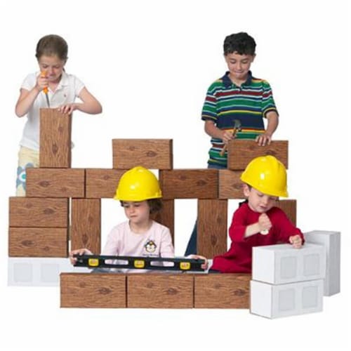 24 piece Giant ConstructionBlock Set Perspective: front