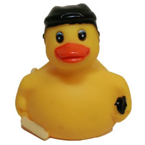 Assurance Career Hockey Duck Toy Perspective: front