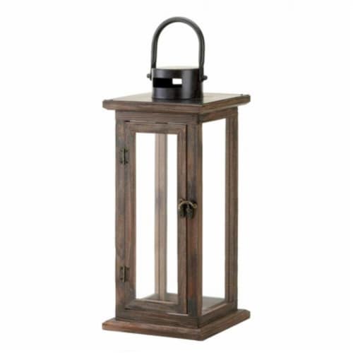 Perfect Lodge Wooden Lantern Perspective: front